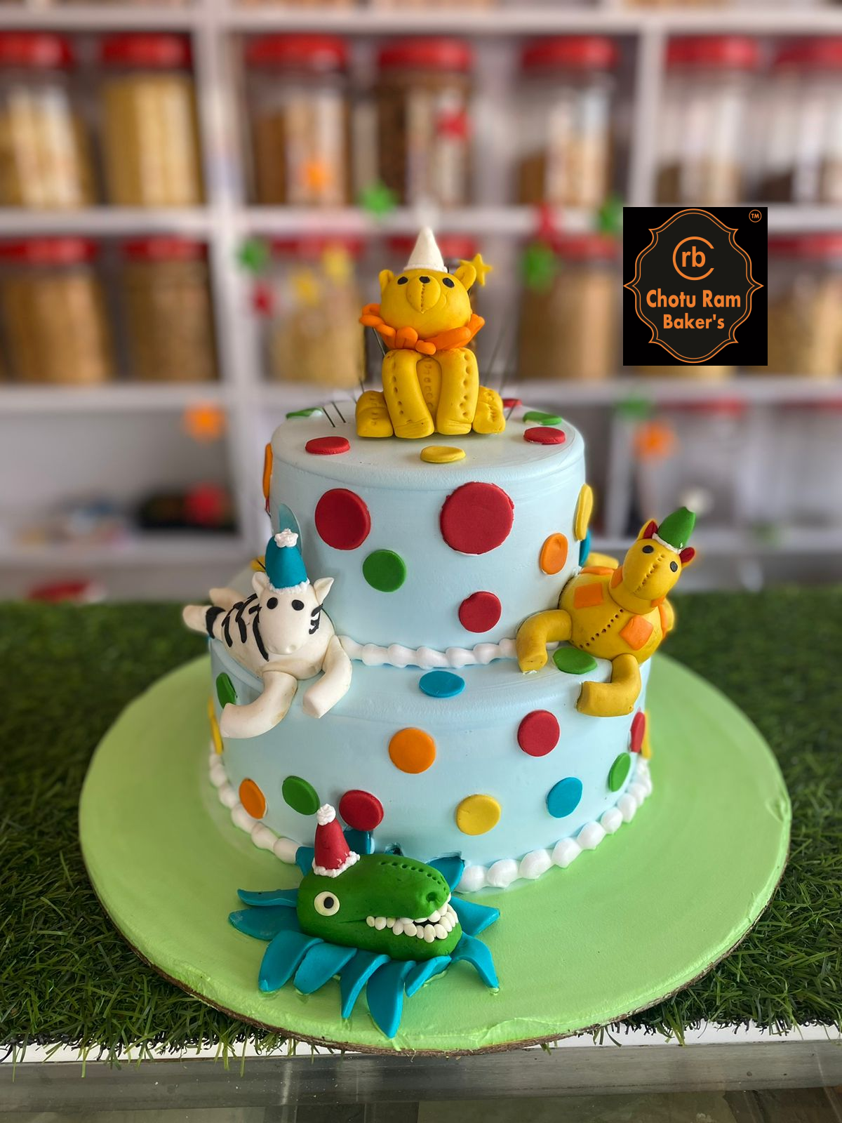 Jungle cake - Customized Cake for Birthday - Kukkr India
